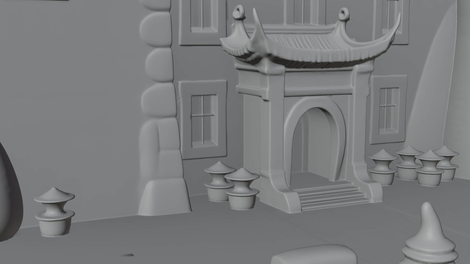 Fairy Tale Castle Design 33 3D Print Model 3D Model