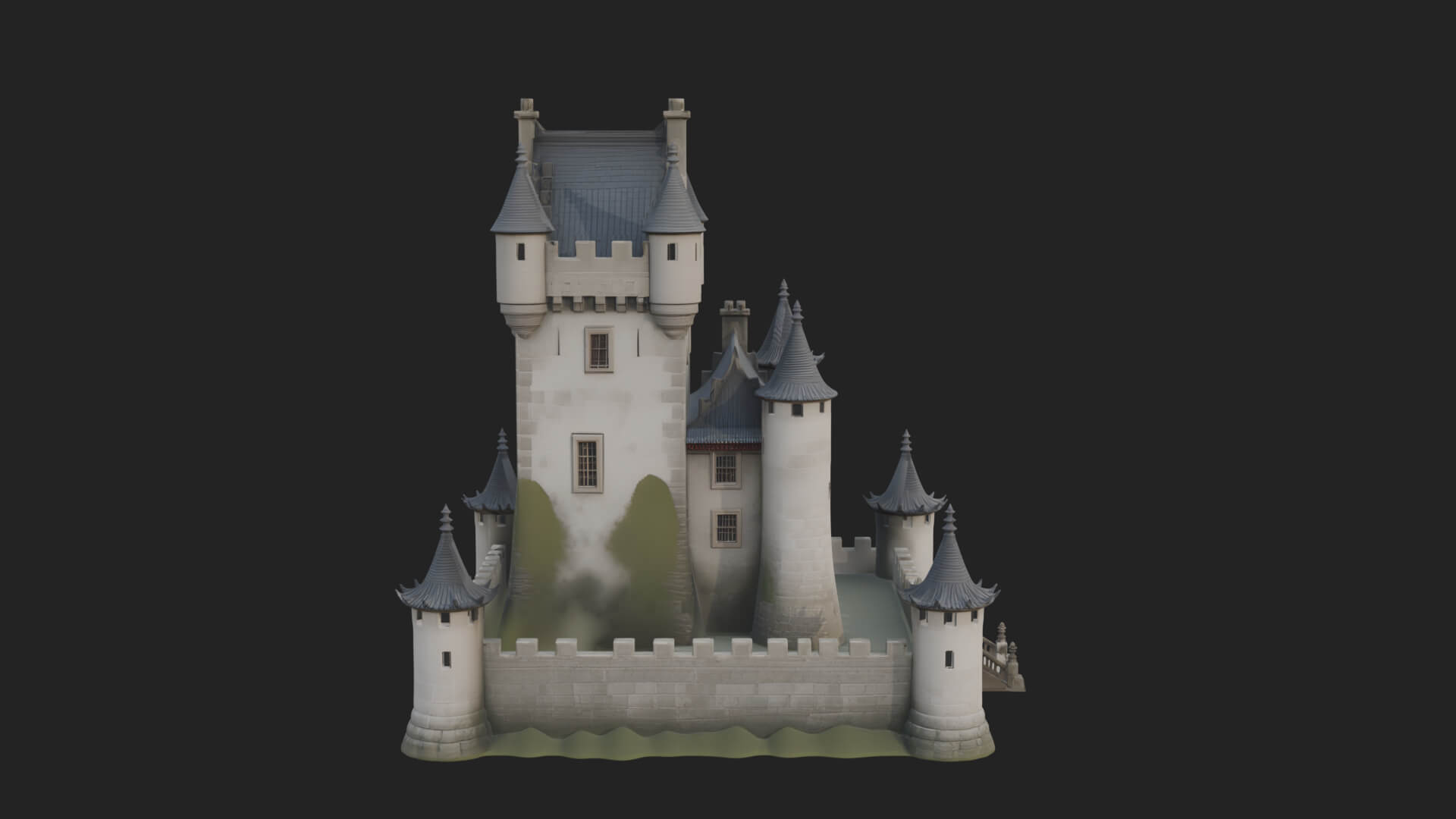 Fairy Tale Castle Design 34 3D Print Model 3D Model