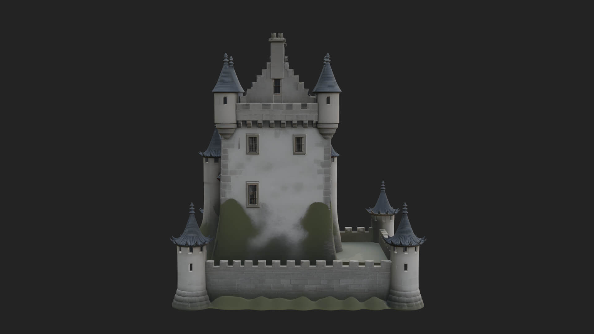 Fairy Tale Castle Design 34 3D Print Model 3D Model