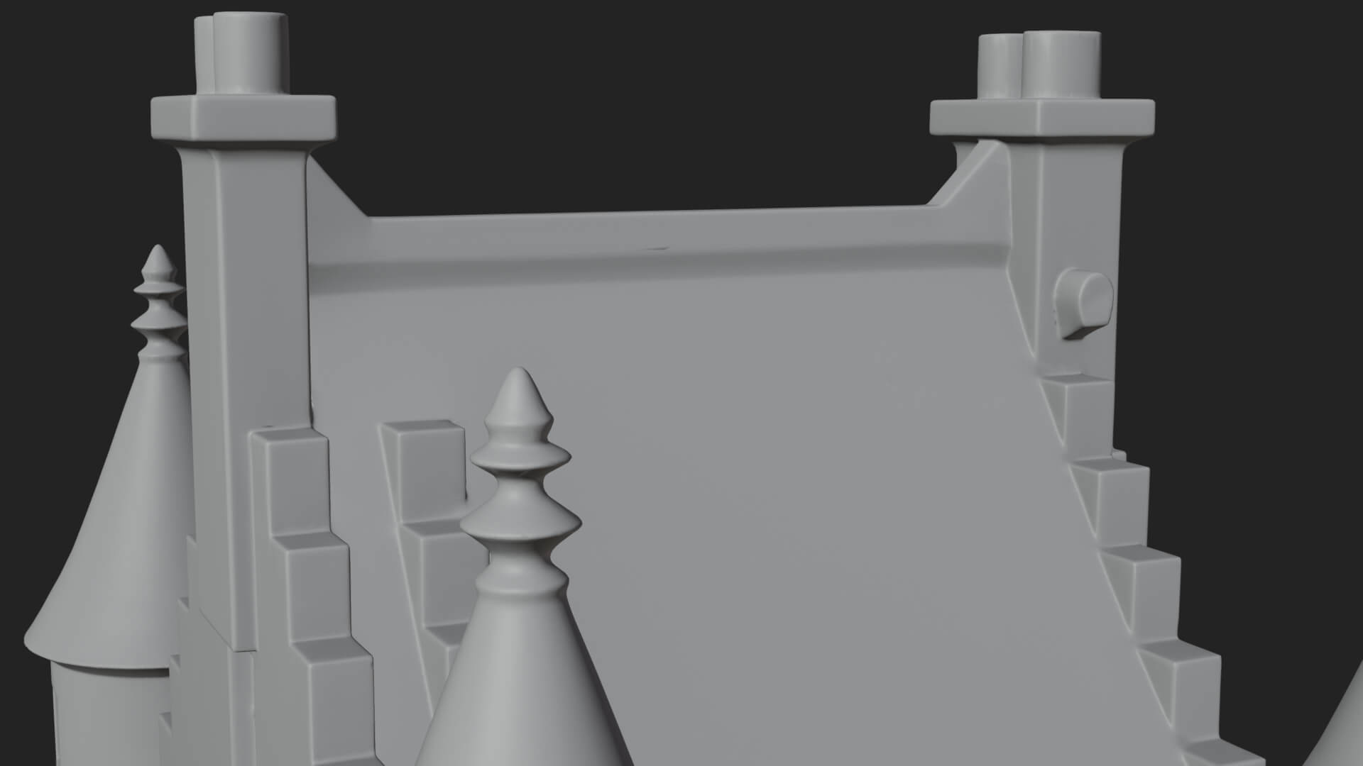 Fairy Tale Castle Design 34 3D Print Model 3D Model