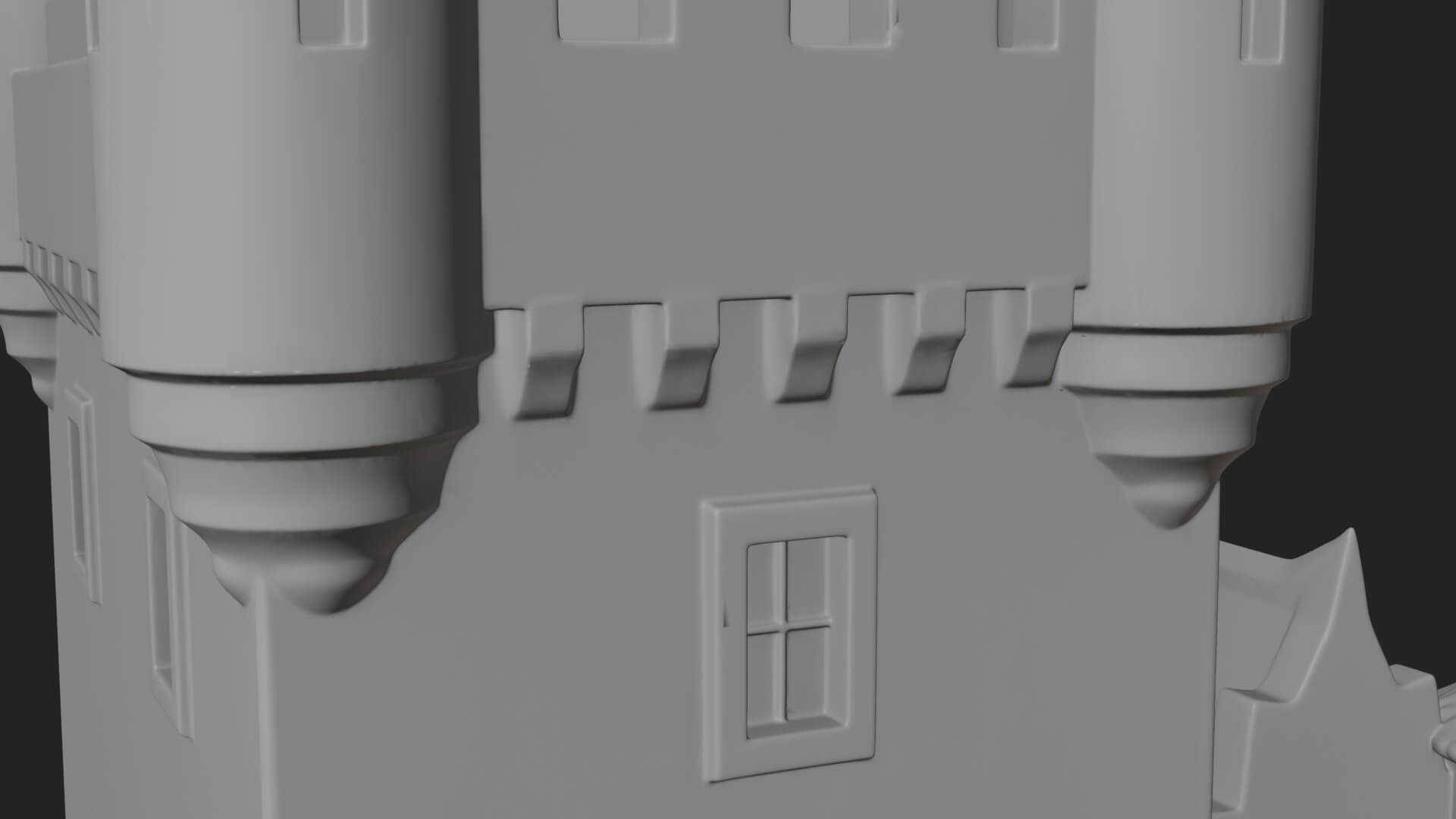 Fairy Tale Castle Design 34 3D Print Model 3D Model