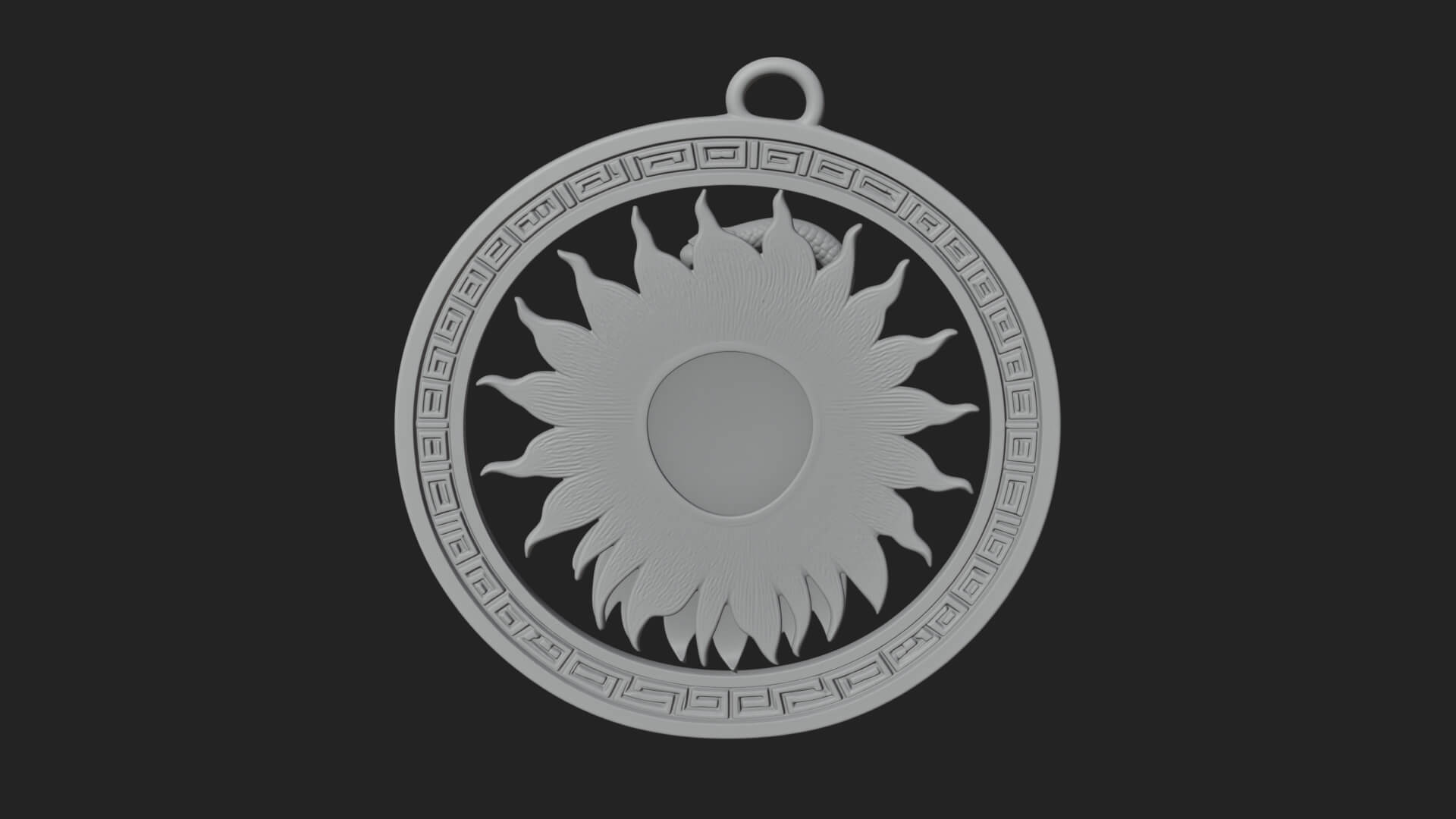 Falcon Head Oval Relief Plaque Design 1 3D Print Model 3D Model