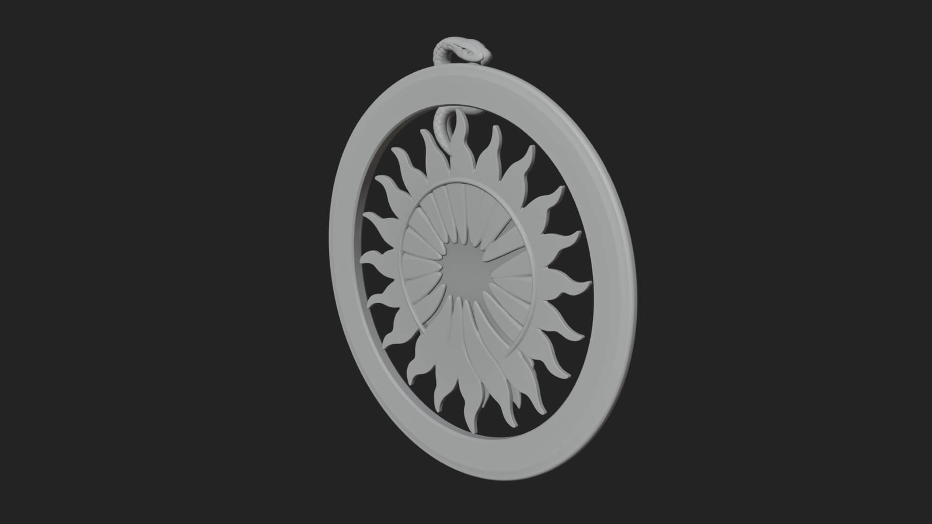 Falcon Head Oval Relief Plaque Design 4 3D Print Model 3D Model