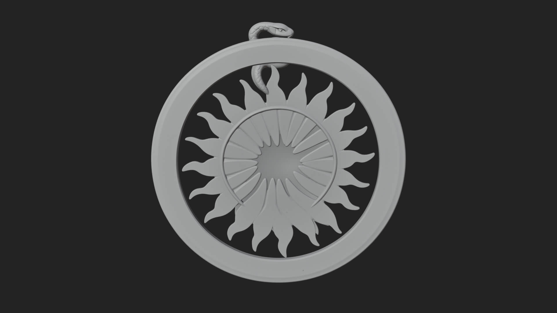Falcon Head Oval Relief Plaque Design 4 3D Print Model 3D Model