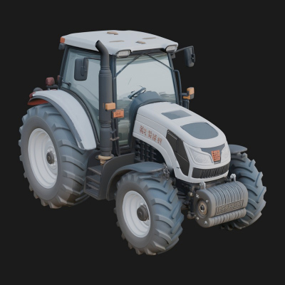 Farm Tractor Model Design 1 3D Print Model