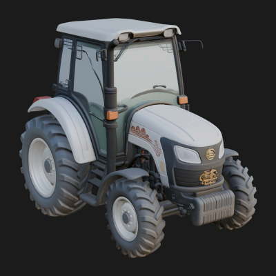 Farm Tractor Model Design 16 3D Print Model