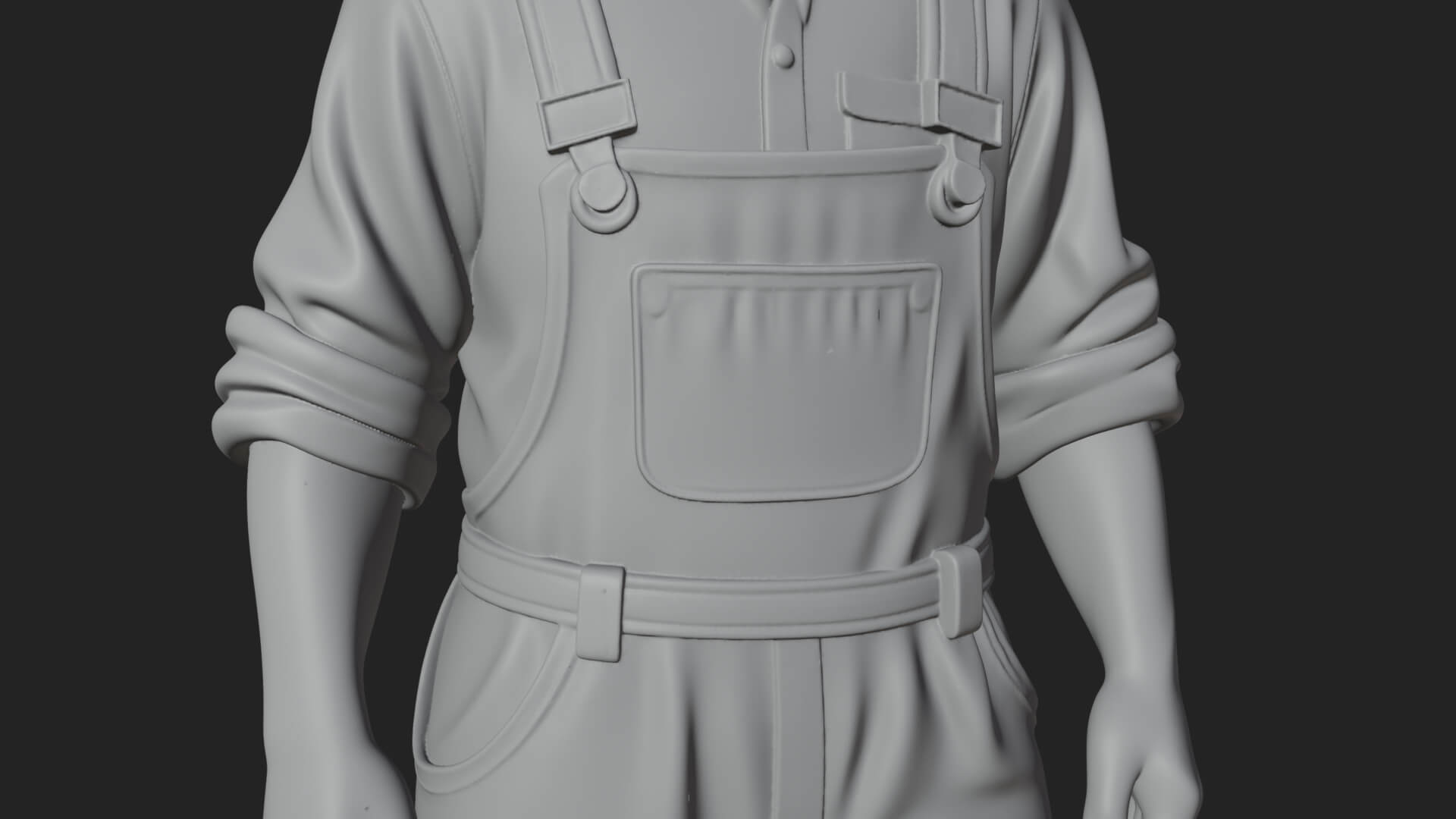 Farmer Man Statue Design 10 3D Print Model 3D Model