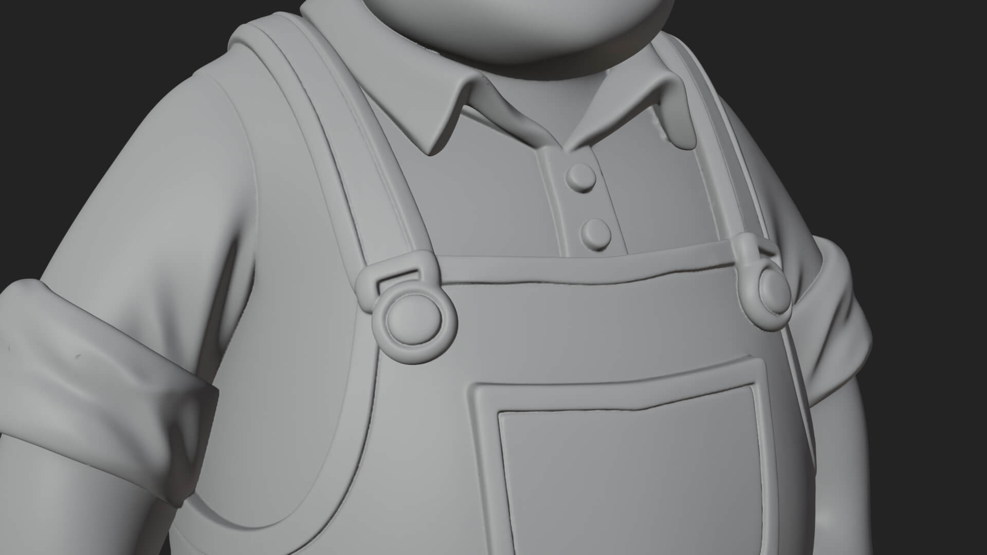 Farmer Man Statue Design 8 3D Print Model 3D Model