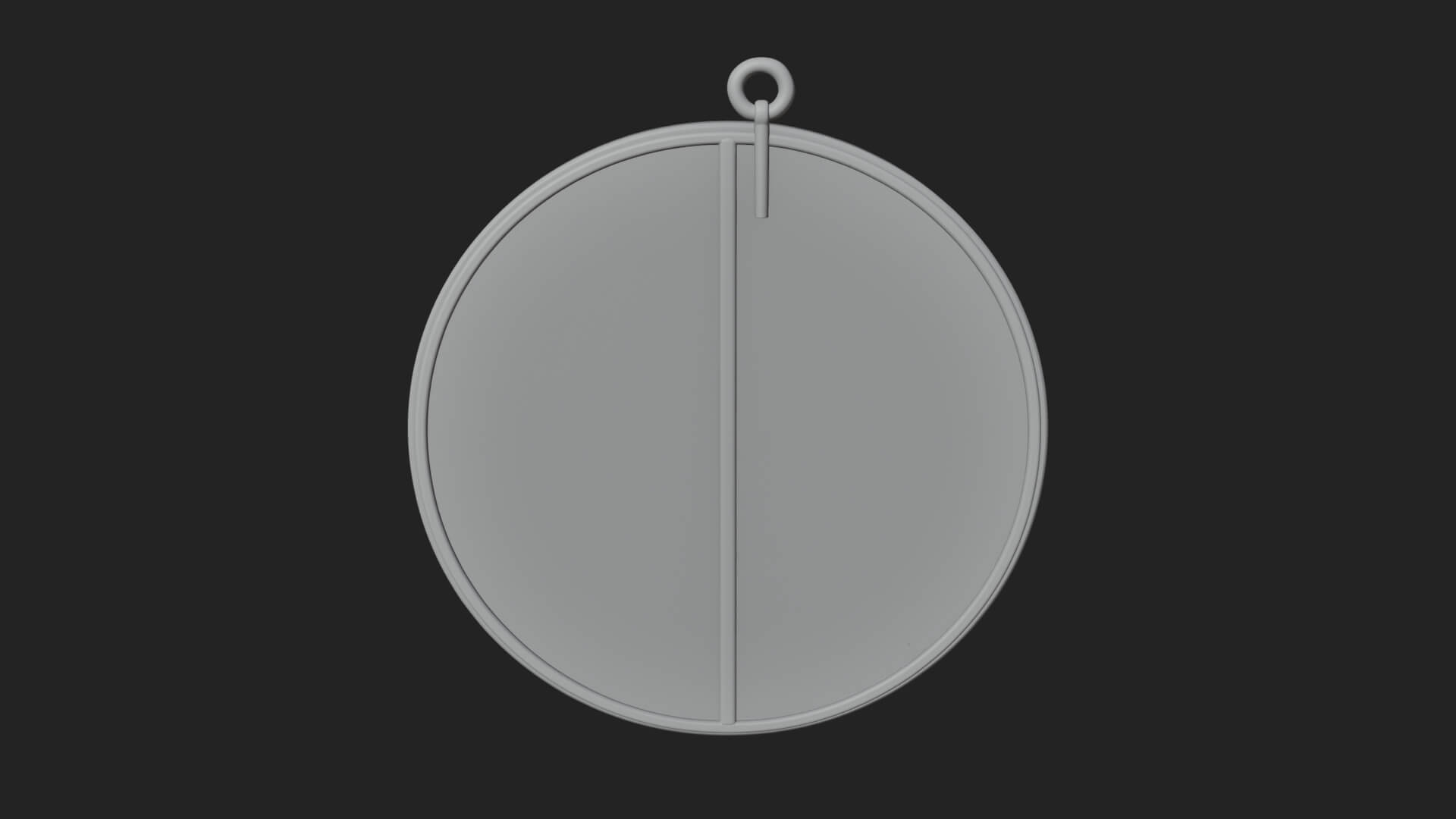 Feathered Skull Oval Relief Plaque Design 1 3D Print 3D Model