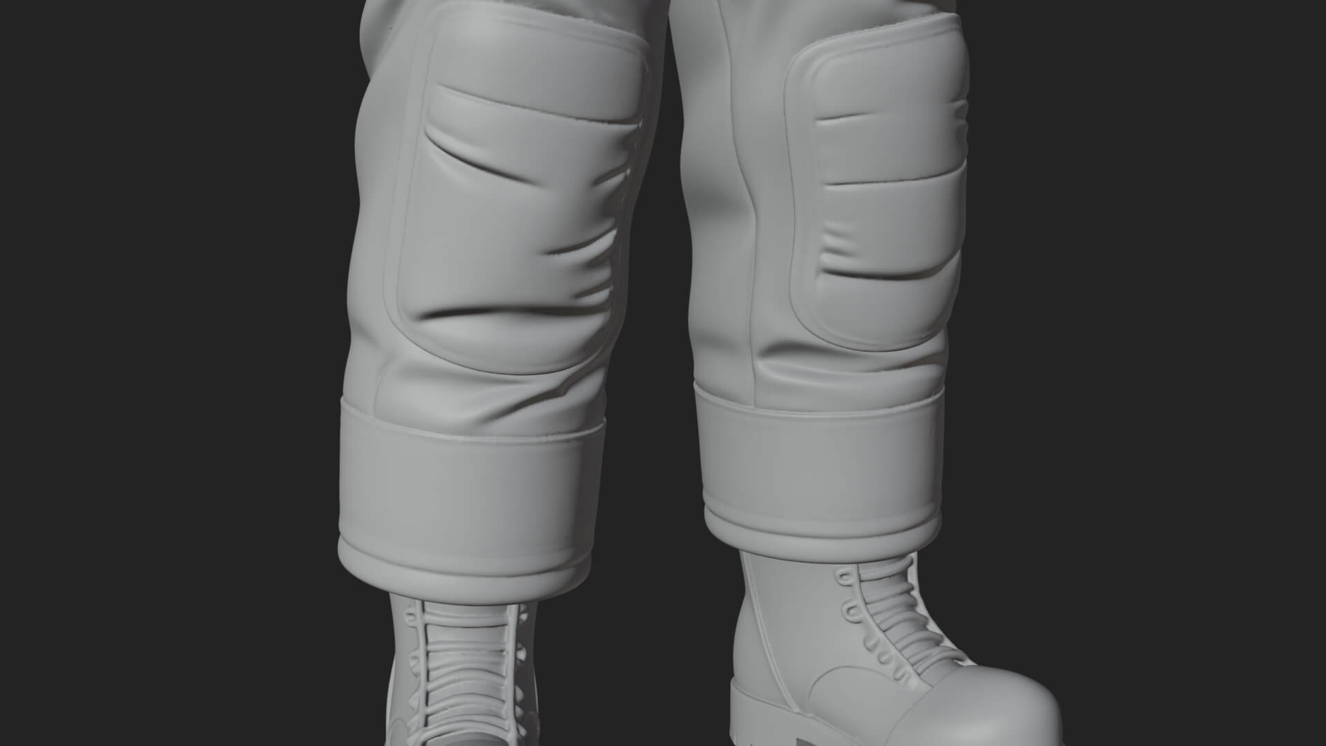 Firefighter Man Statue Design 5 3D Print Model 3D Model