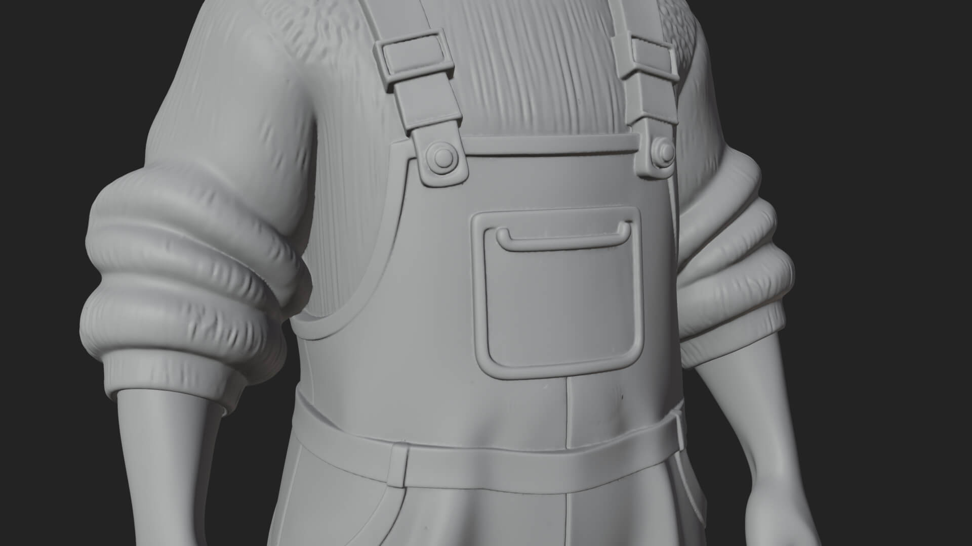 Fisherman Man Statue Design 5 3D Print Model 3D Model
