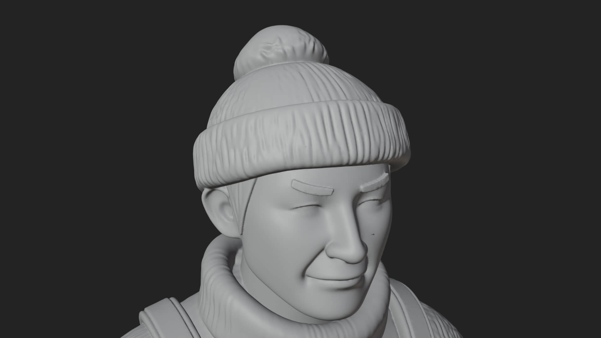 Fisherman Man Statue Design 6 3D Print Model 3D Model