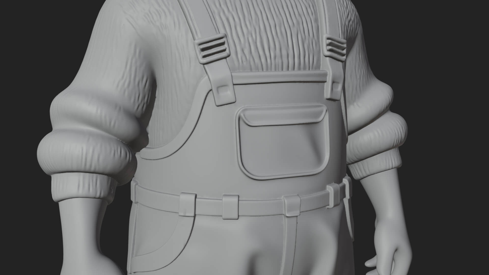 Fisherman Man Statue Design 6 3D Print Model 3D Model