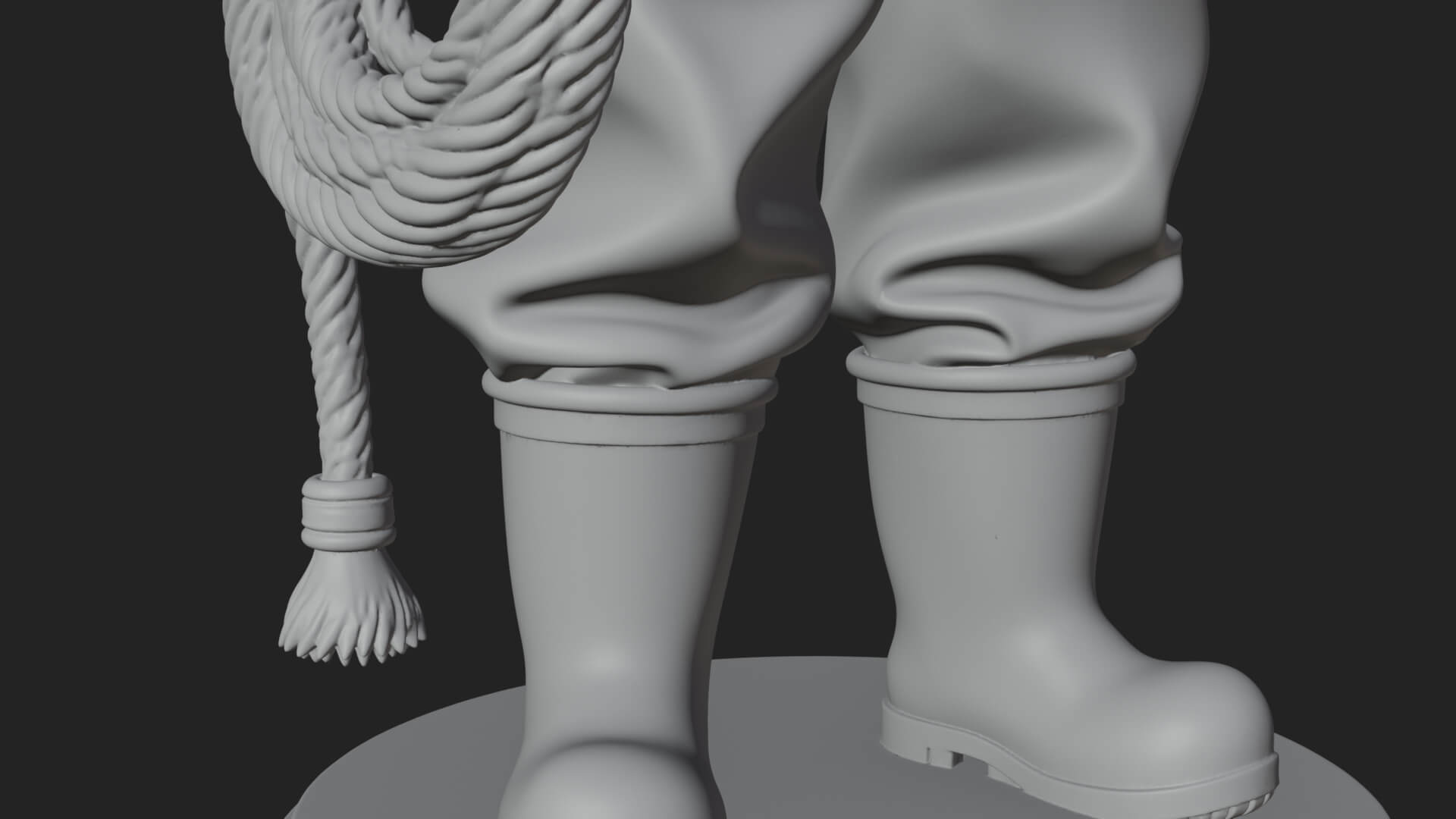 Fisherman Man Statue Design 6 3D Print Model 3D Model