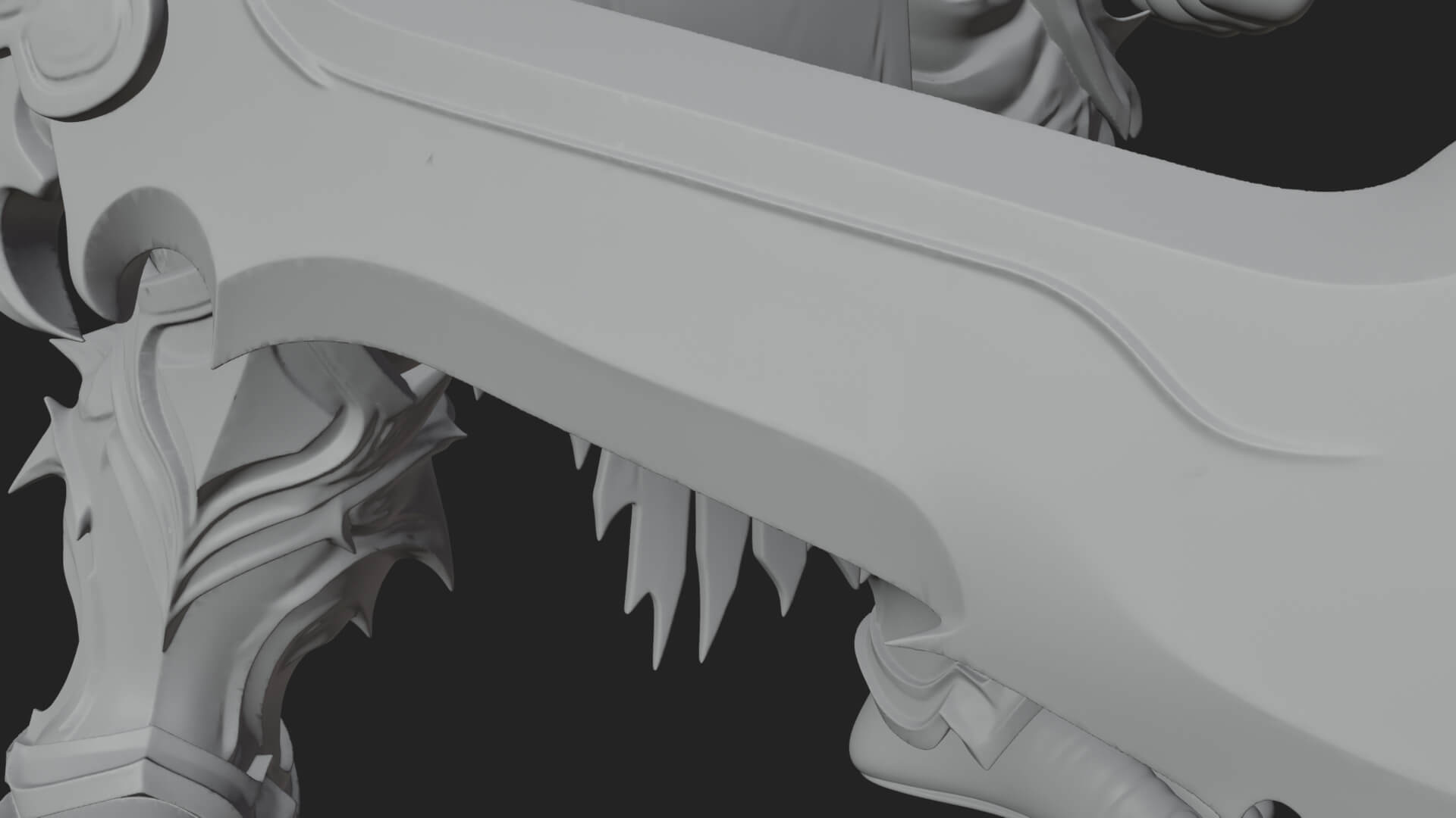 Flame Armored Demon Statue Design 1 3D Print Model 3D Model