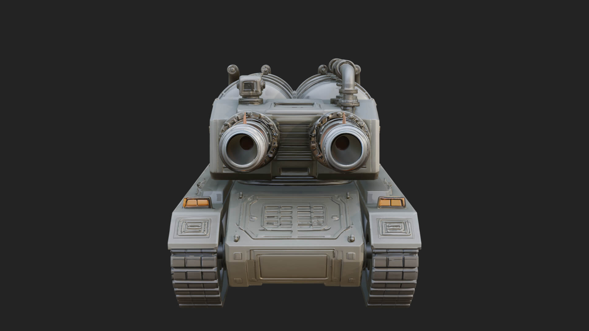 Flame Projector Tank Model Design 1 3D Print Model 3D Model