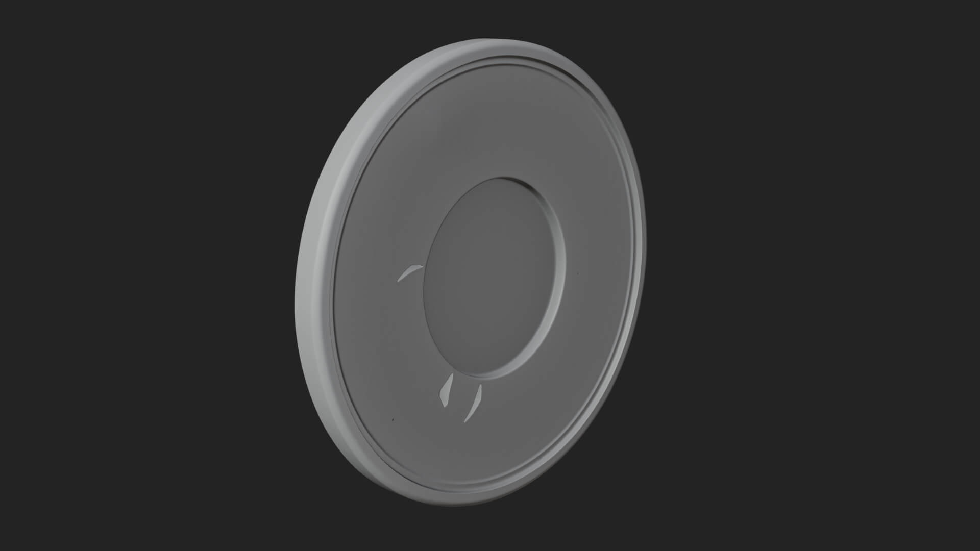 Flame Ray Sun Disc Plaque Design 6 3D Print Model 3D Model