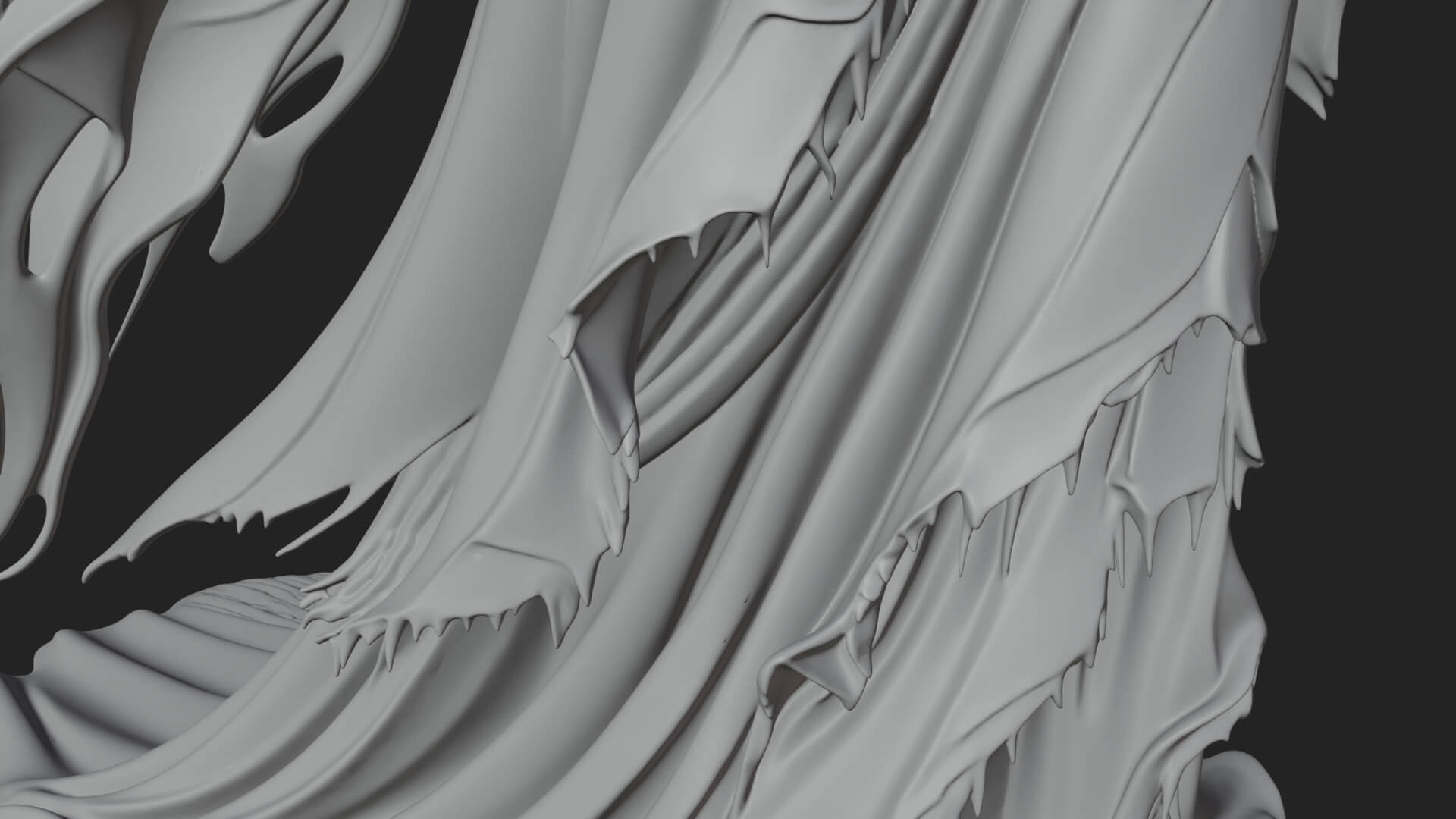 Floating Ghost Statue Design 9 3D Print Model 3D Model