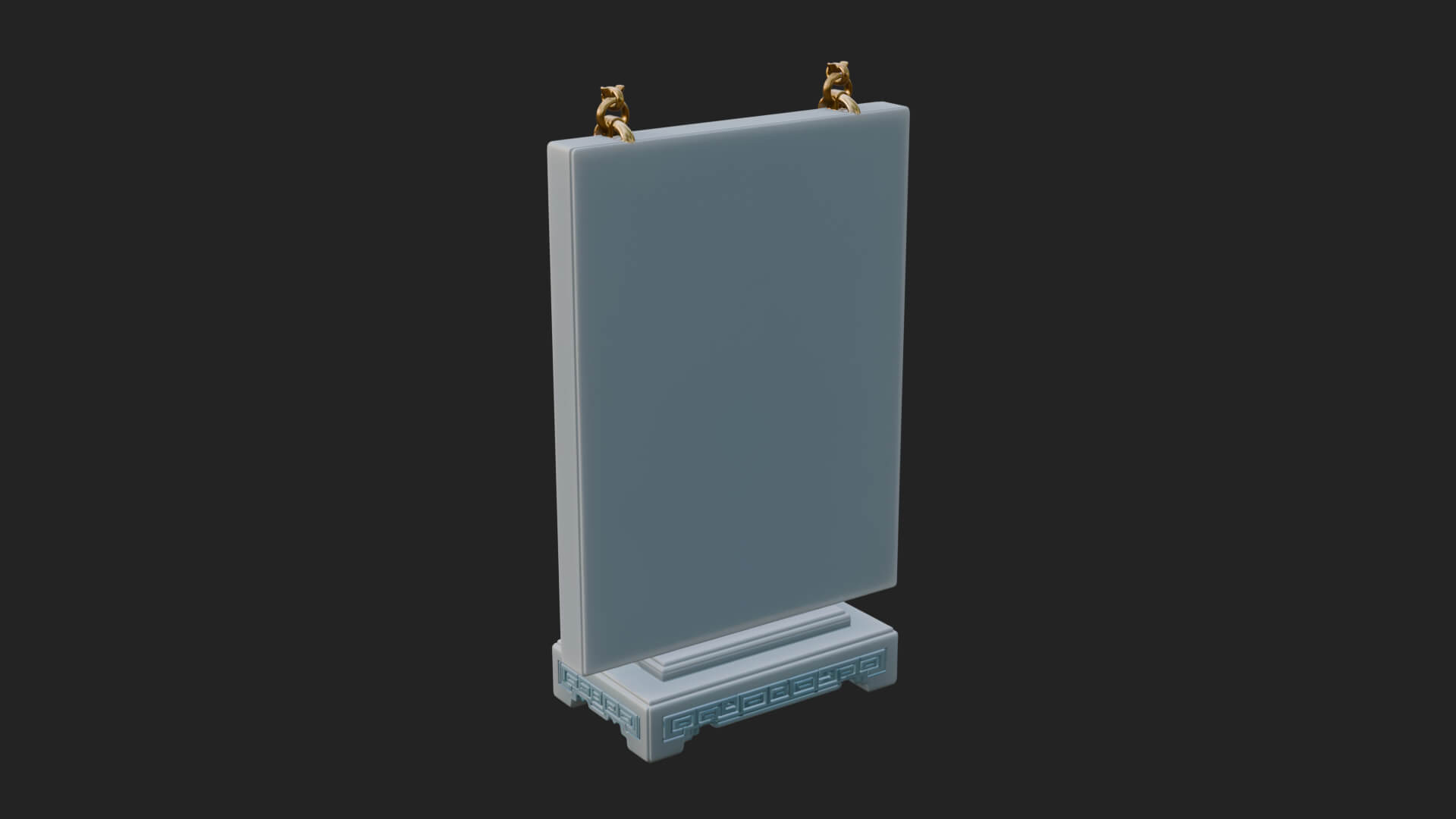 Floral Candle Wall Plaque Design 1 3D Print Model 3D Model