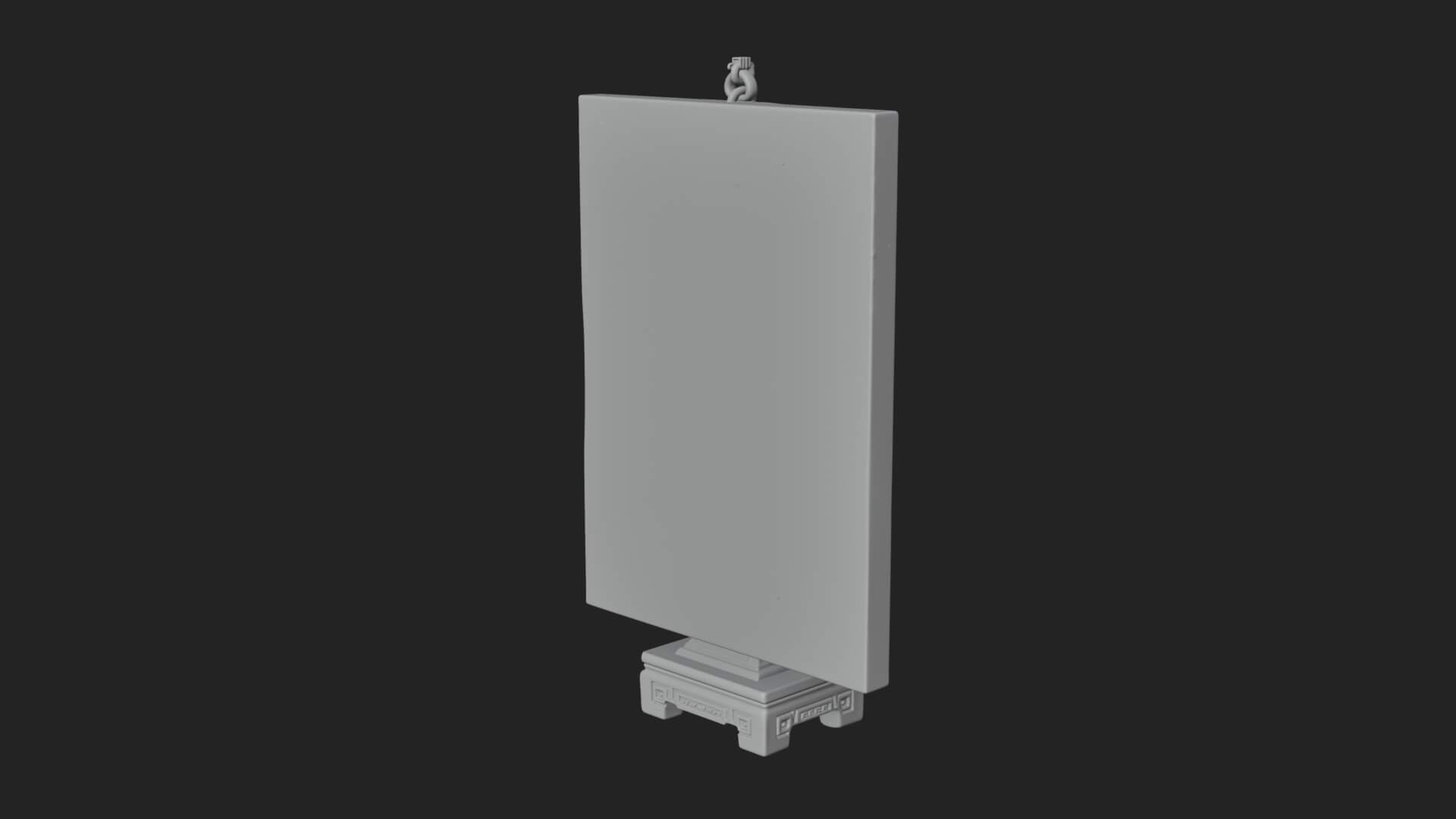 Floral Candle Wall Plaque Design 2 3D Print Model 3D Model