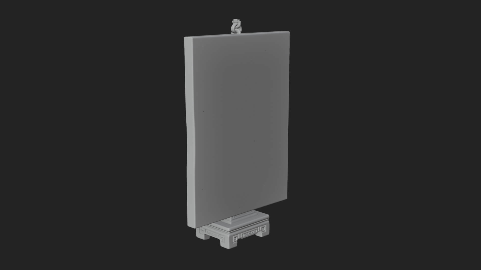 Floral Candle Wall Plaque Design 2 3D Print Model 3D Model
