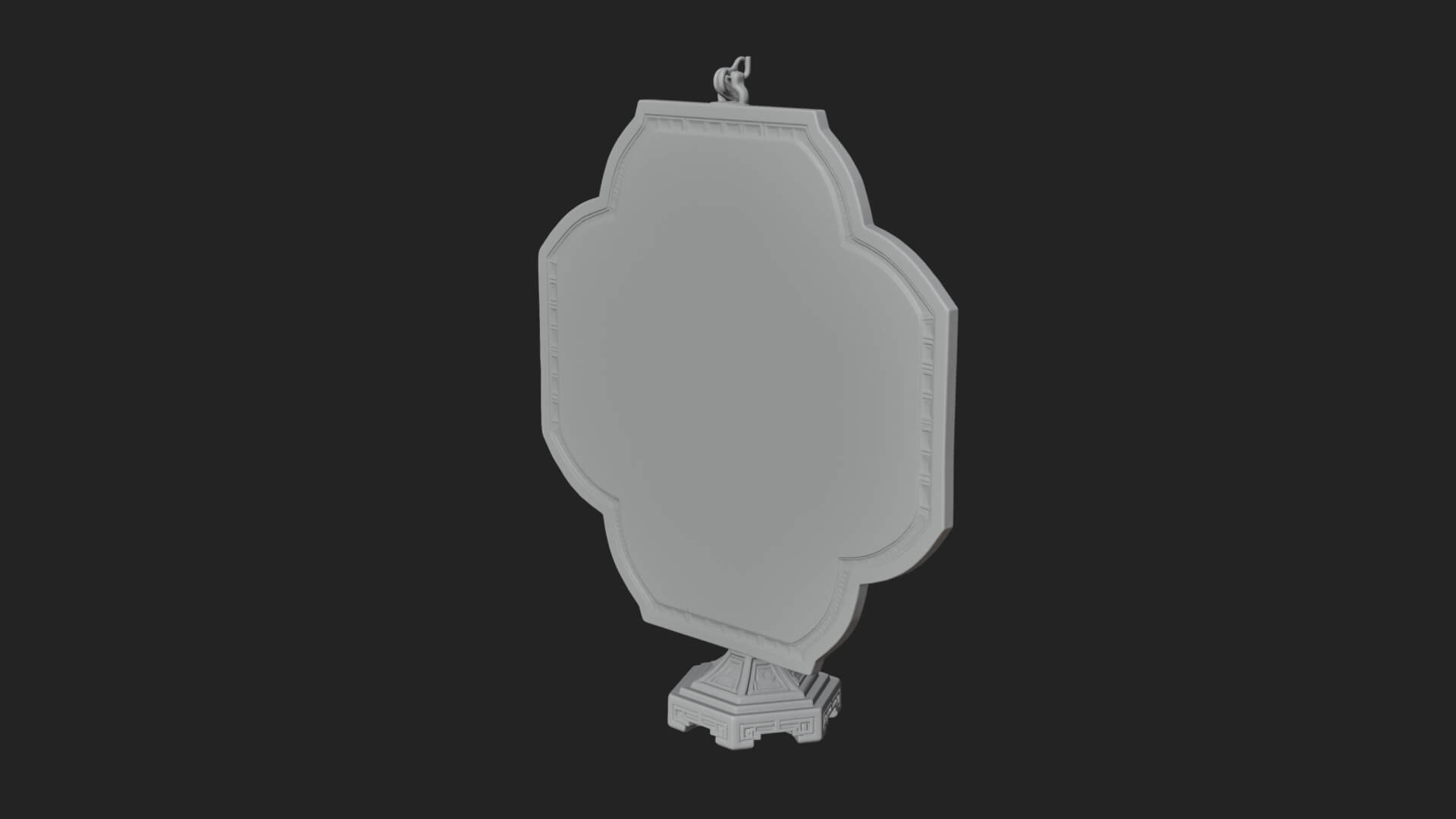 Floral Candle Wall Plaque Design 3 3D Print Model 3D Model