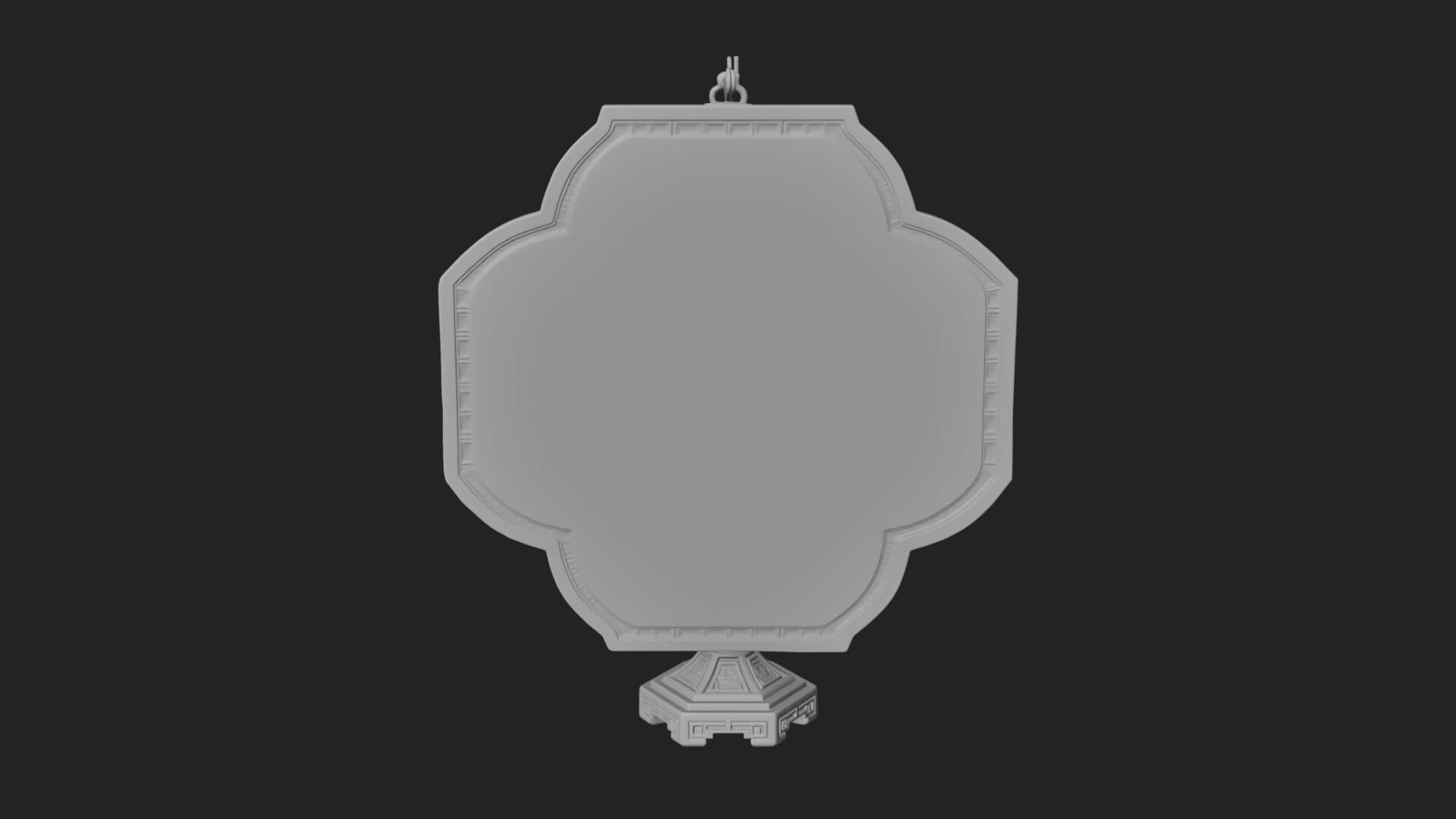 Floral Candle Wall Plaque Design 3 3D Print Model 3D Model
