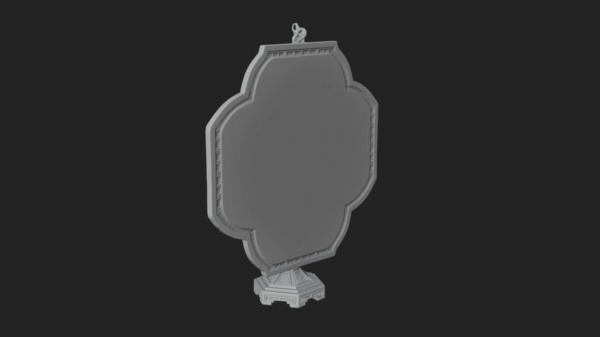 Floral Candle Wall Plaque Design 3 3D Print Model 3D Model