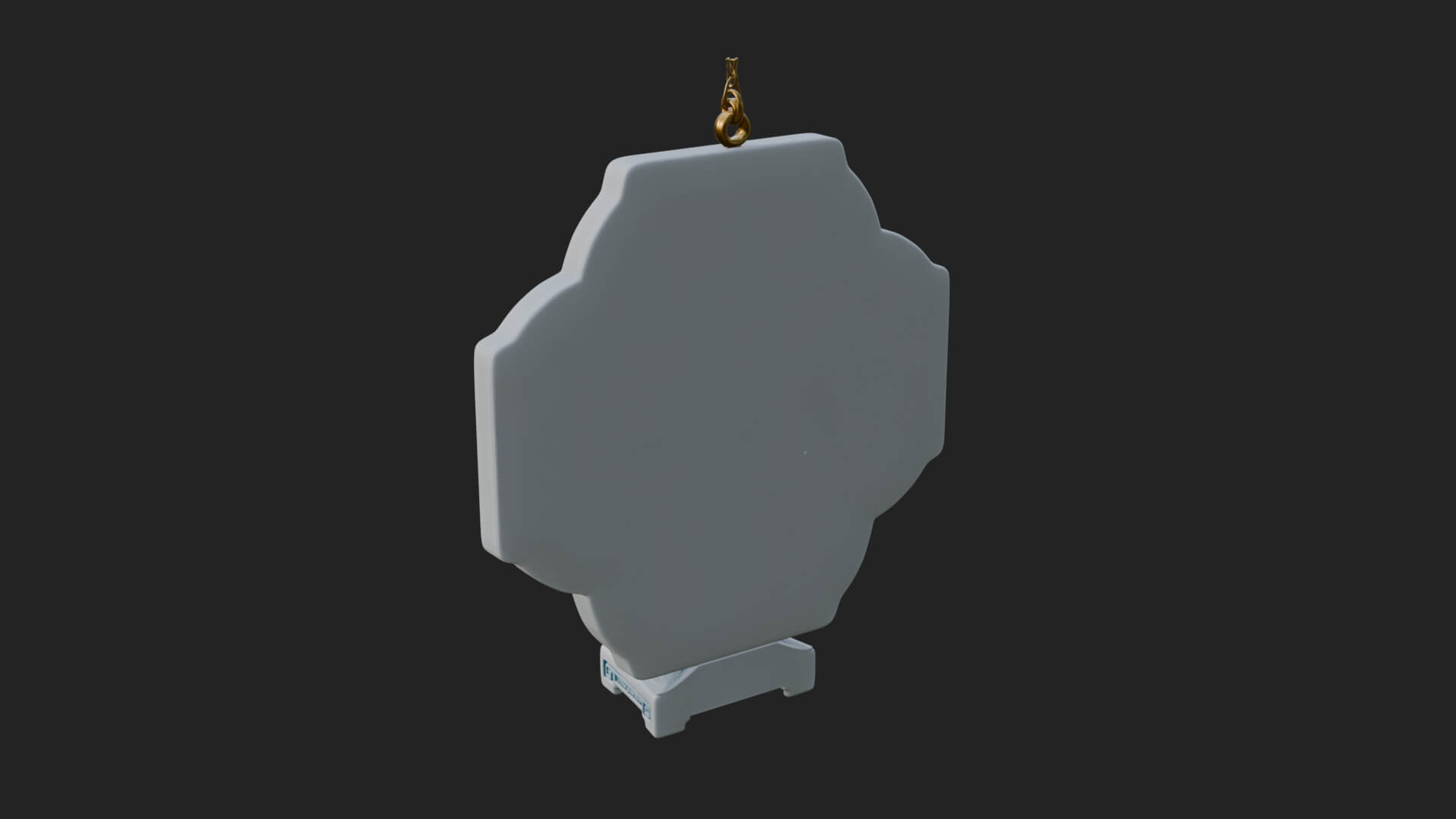 Floral Candle Wall Plaque Design 4 3D Print Model 3D Model