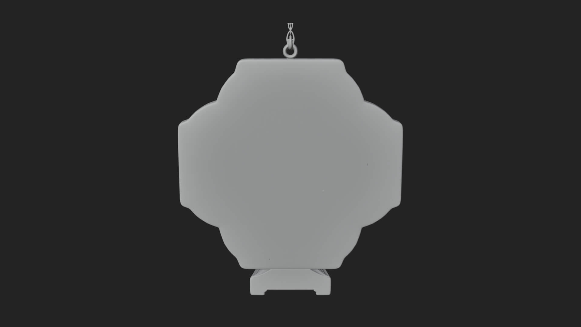 Floral Candle Wall Plaque Design 4 3D Print Model 3D Model