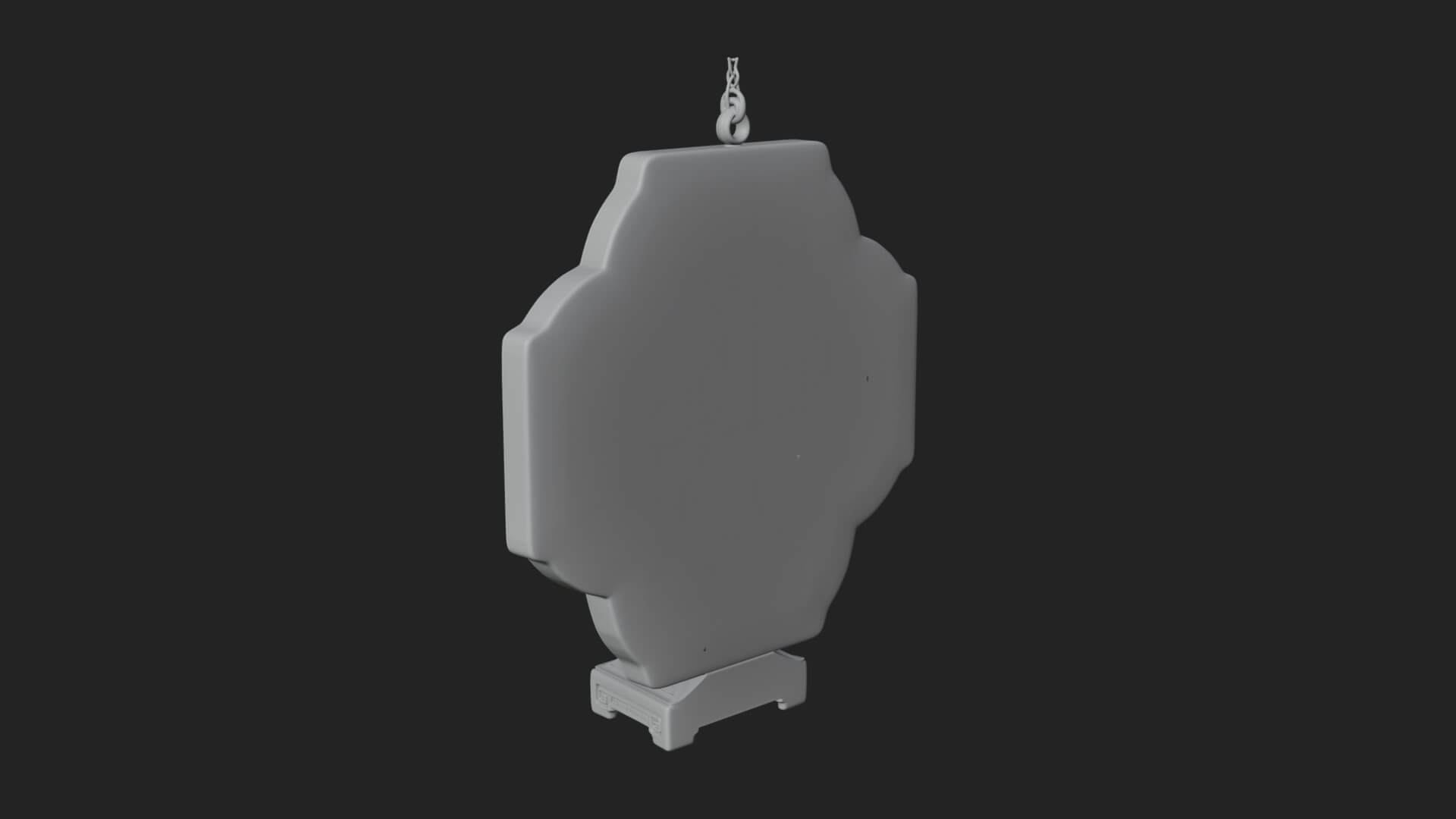 Floral Candle Wall Plaque Design 4 3D Print Model 3D Model
