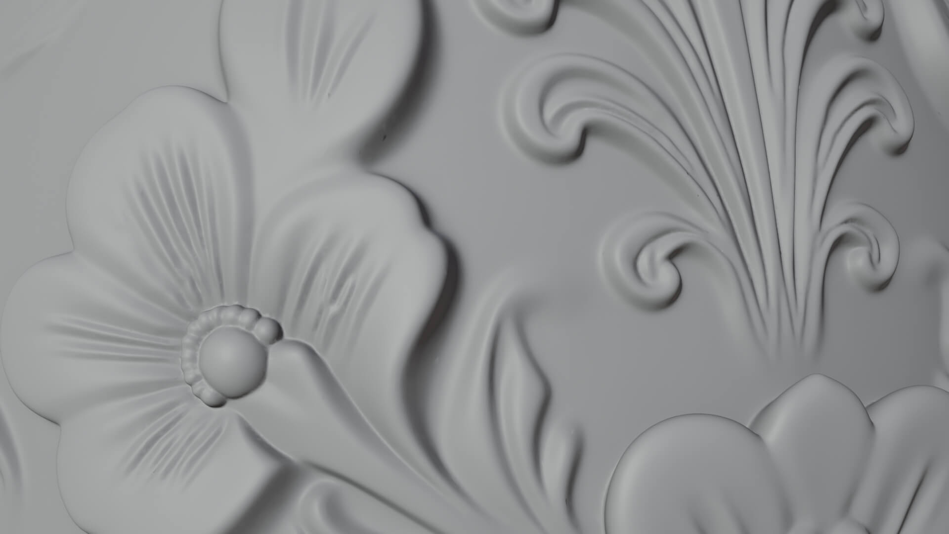 Floral Carved Easter Egg Ornament Design 1 3d Print Model 3D Model