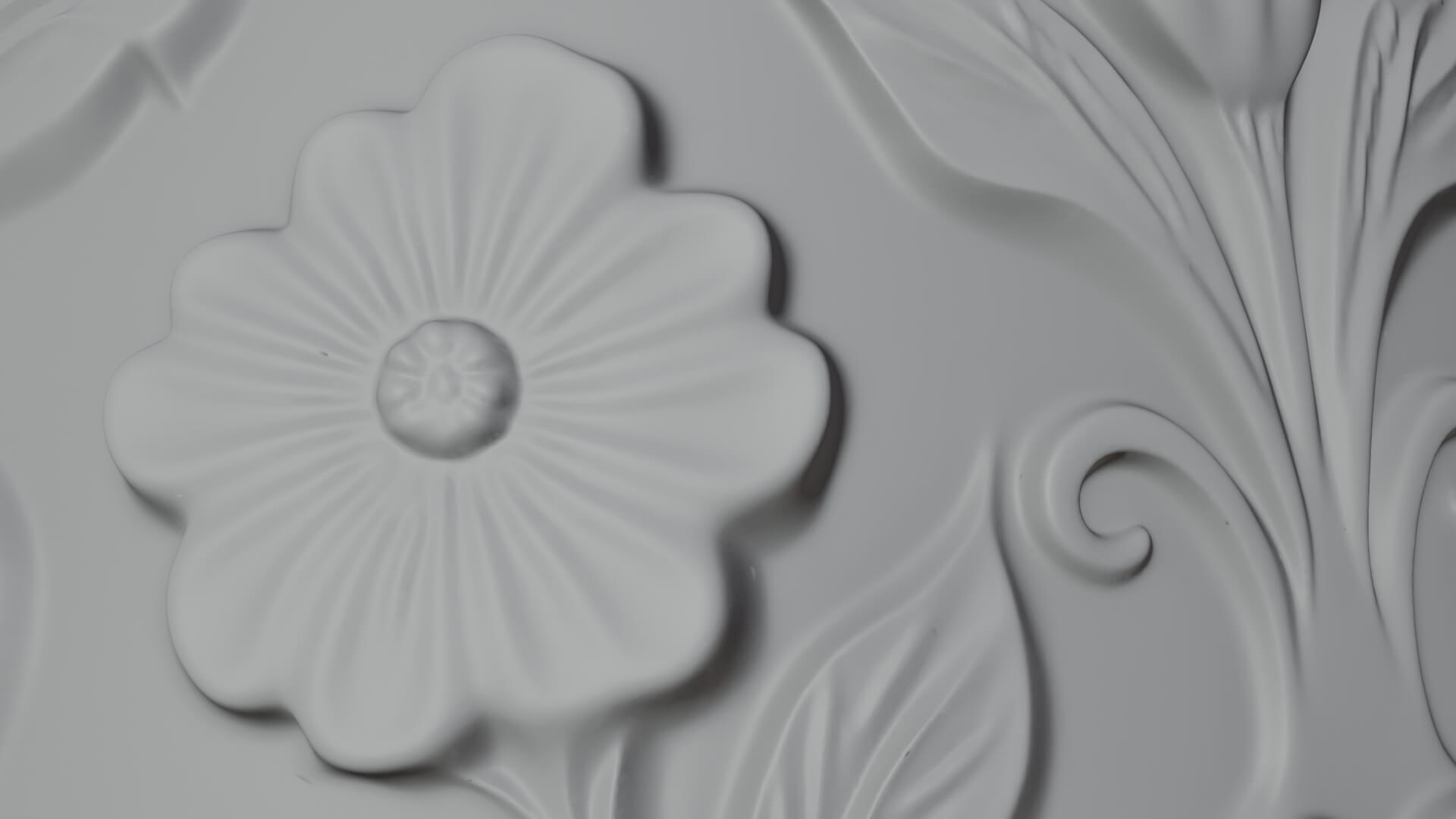 Floral Carved Easter Egg Ornament Design 5 3D Print Model 3D Model