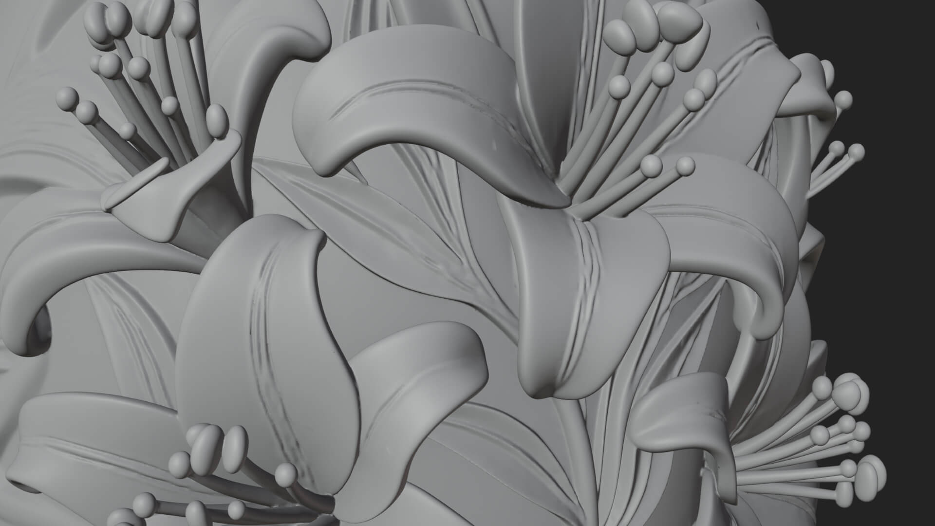Floral Carved Easter Egg Ornament Design 8 3D Print Model 3D Model