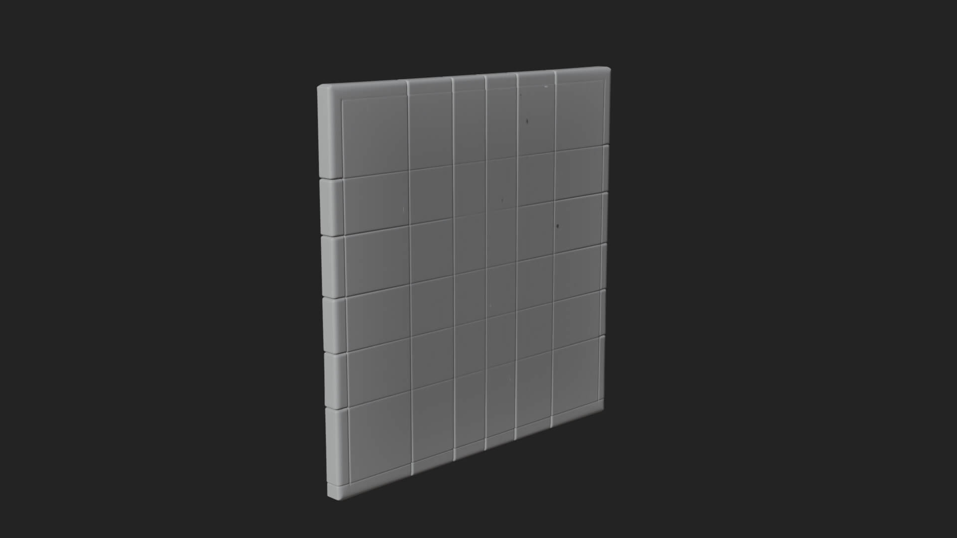 Floral Carved Wall Plaque Design 1 3D Print Model 3D Model
