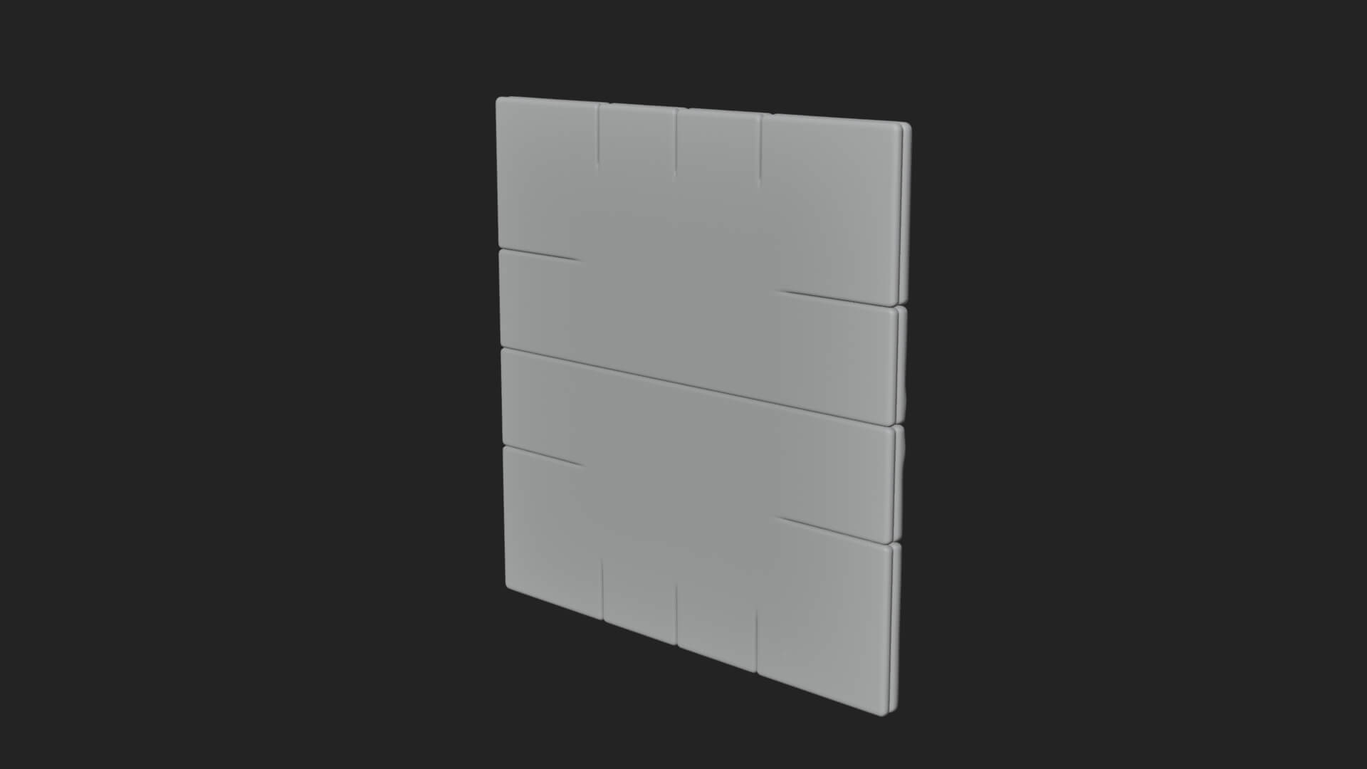 Floral Carved Wall Plaque Design 2 3D Print Model 3D Model