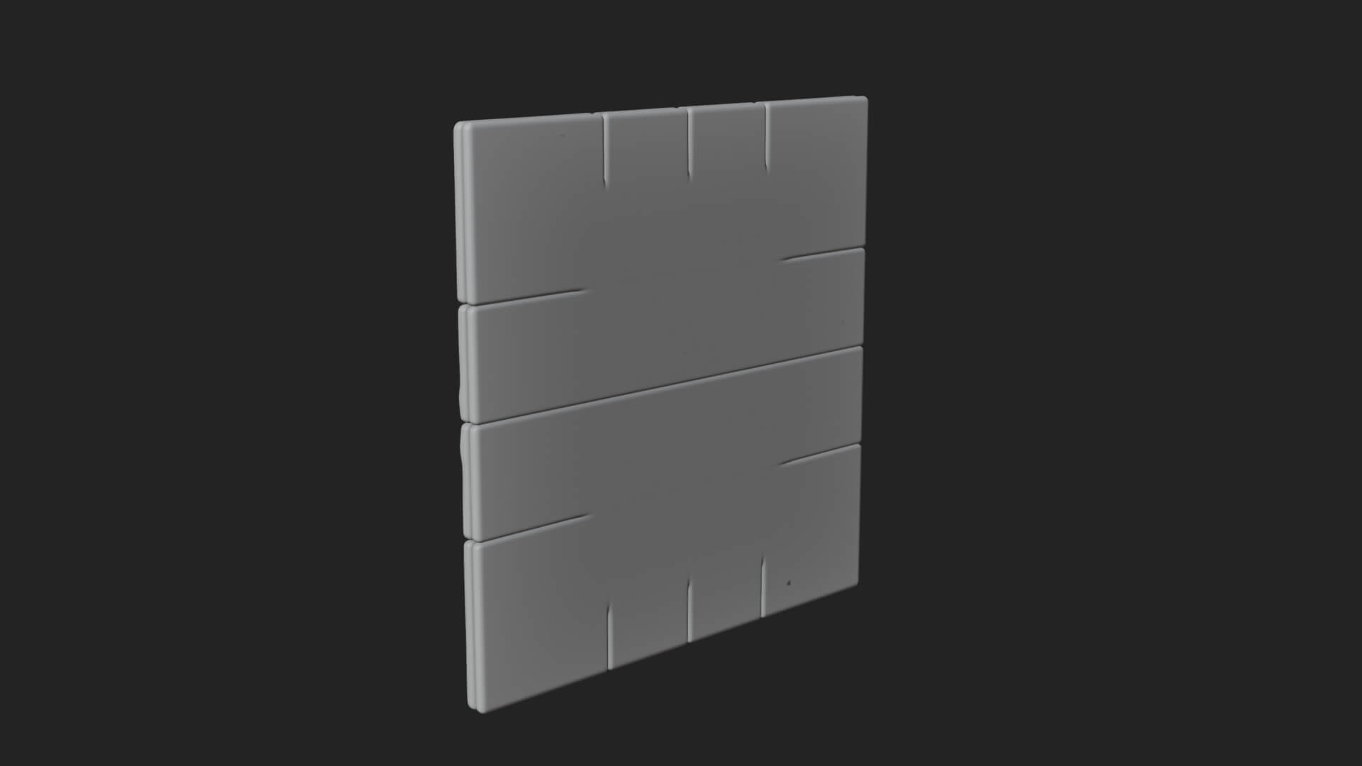 Floral Carved Wall Plaque Design 2 3D Print Model 3D Model