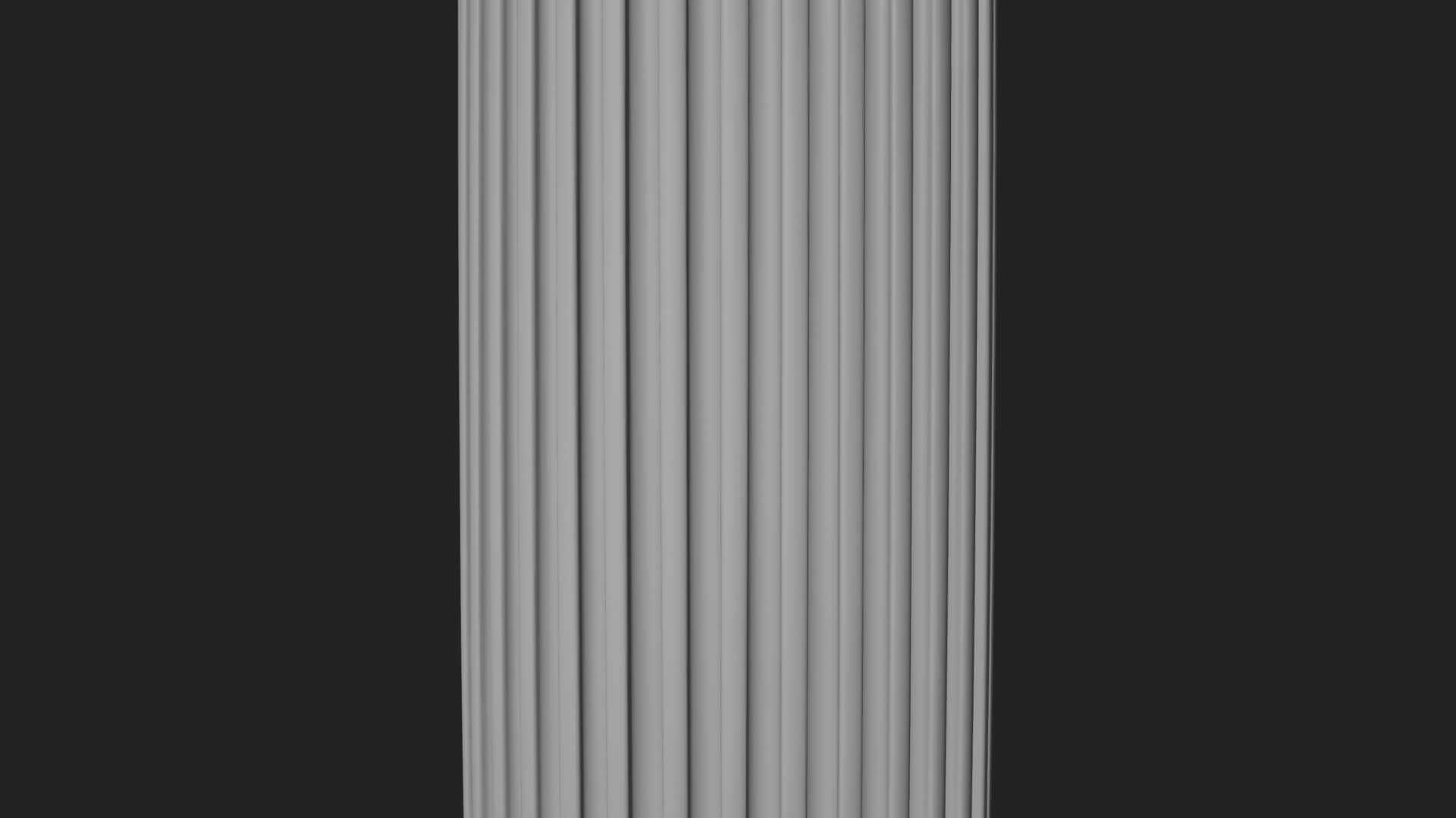 Fluted Stone Column Design 22 3D Print Model 3D Model