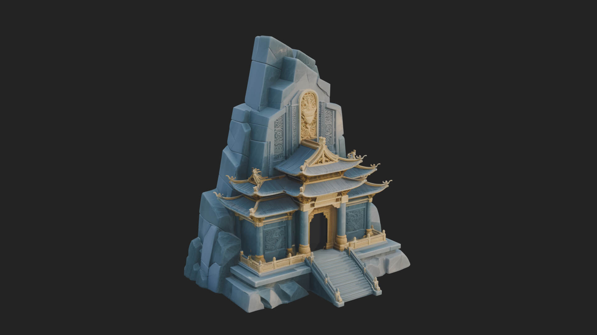 Fortified Pagoda Tower Design 19 3D Print Model 3D Model