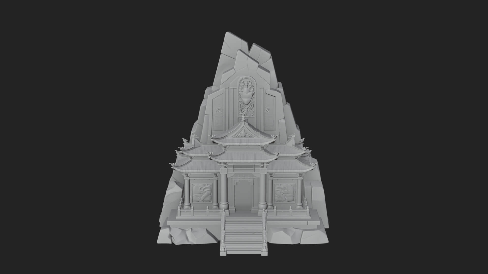 Fortified Pagoda Tower Design 19 3D Print Model 3D Model