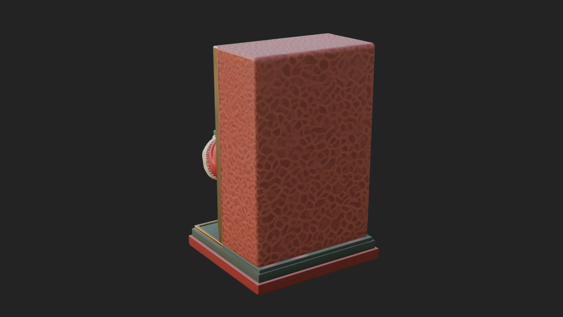 Framed Niche Santa Statue Design 1 3D Print Model 3D Model