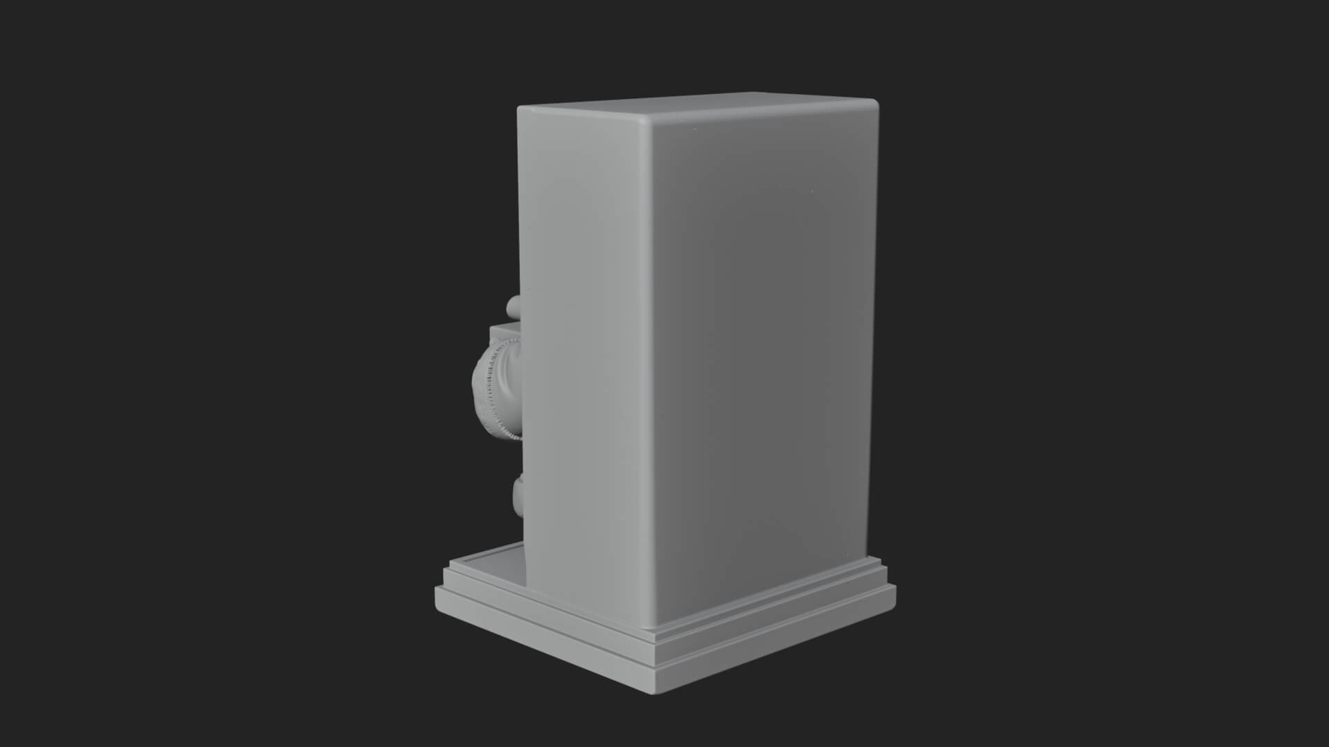 Framed Niche Santa Statue Design 1 3D Print Model 3D Model