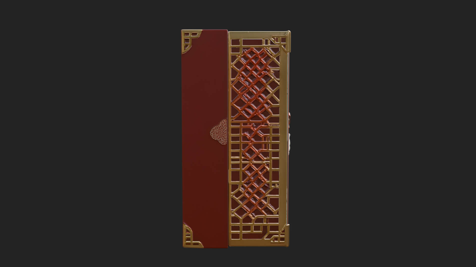 Framed Niche Santa Statue Design 2 3D Print Model 3D Model