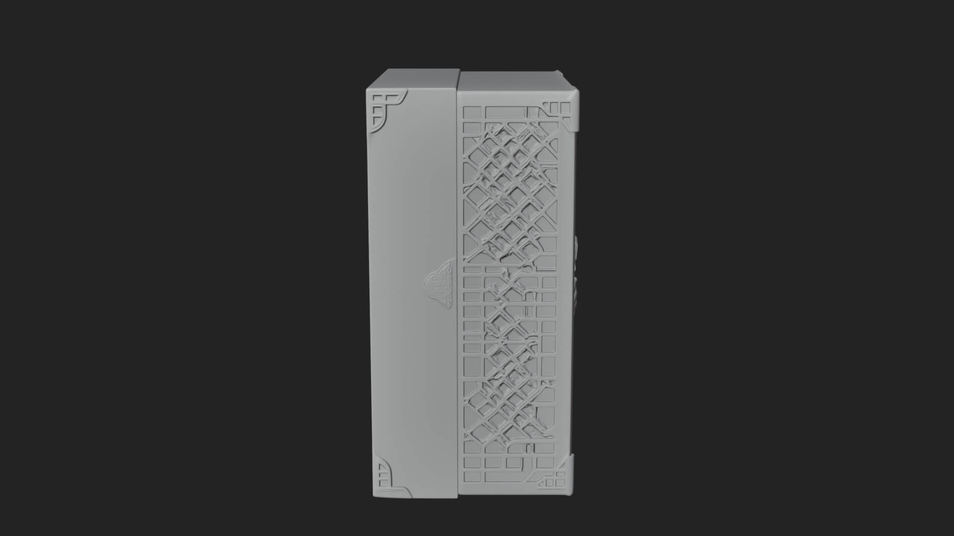 Framed Niche Santa Statue Design 2 3D Print Model 3D Model