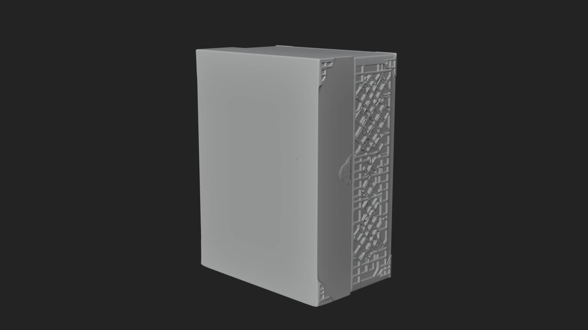 Framed Niche Santa Statue Design 2 3D Print Model 3D Model