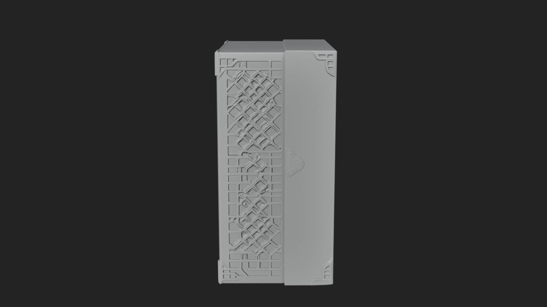 Framed Niche Santa Statue Design 2 3D Print Model 3D Model