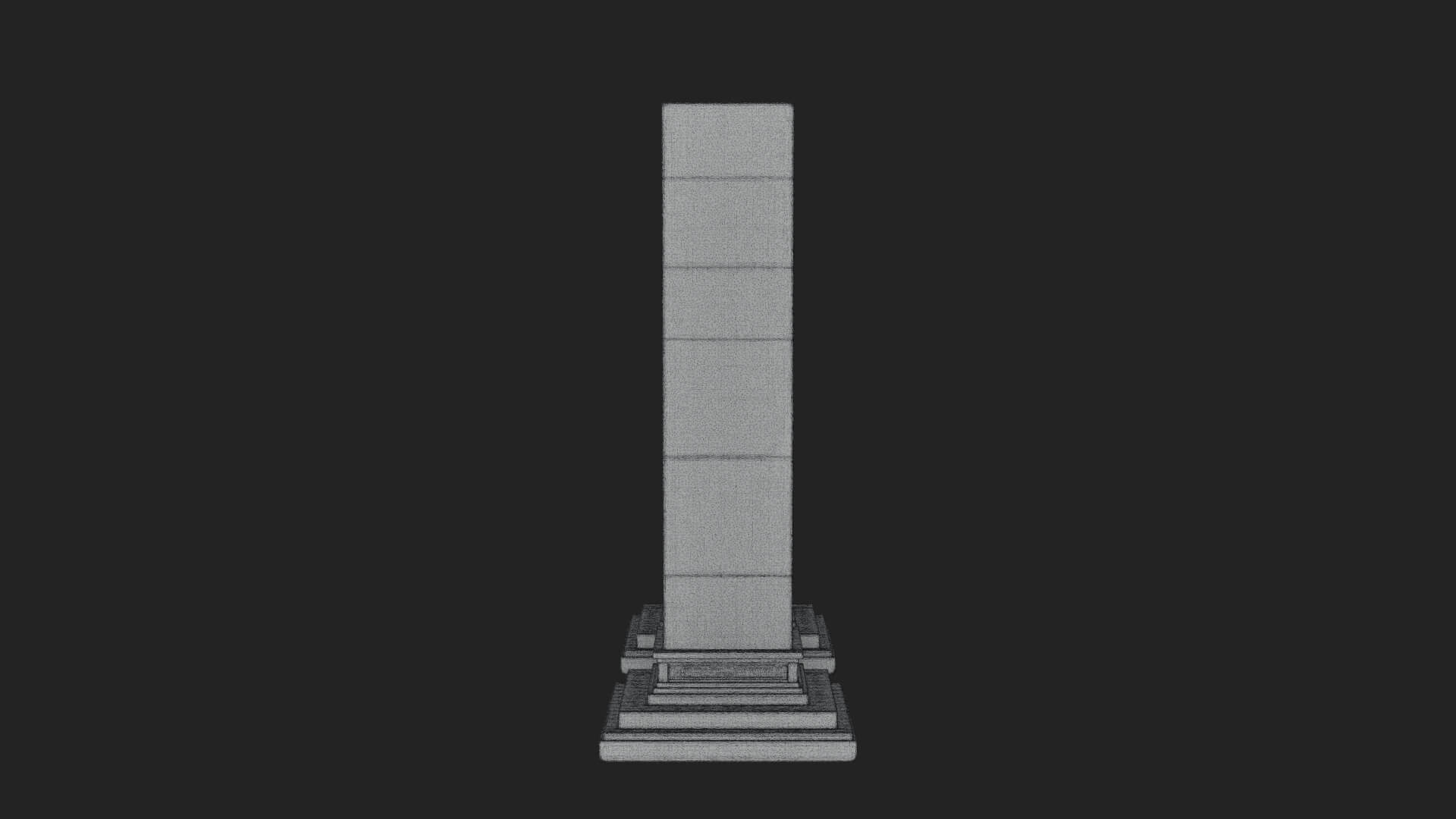 Fretwork Stone Arch Design 2 3D Print Model 3D Model
