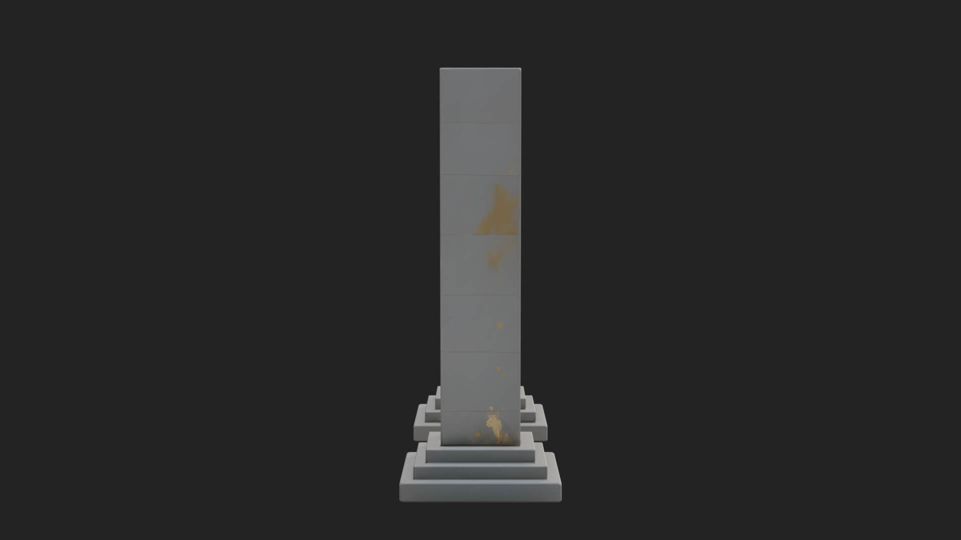 Fretwork Stone Arch Design 4 3D Print Model 3D Model