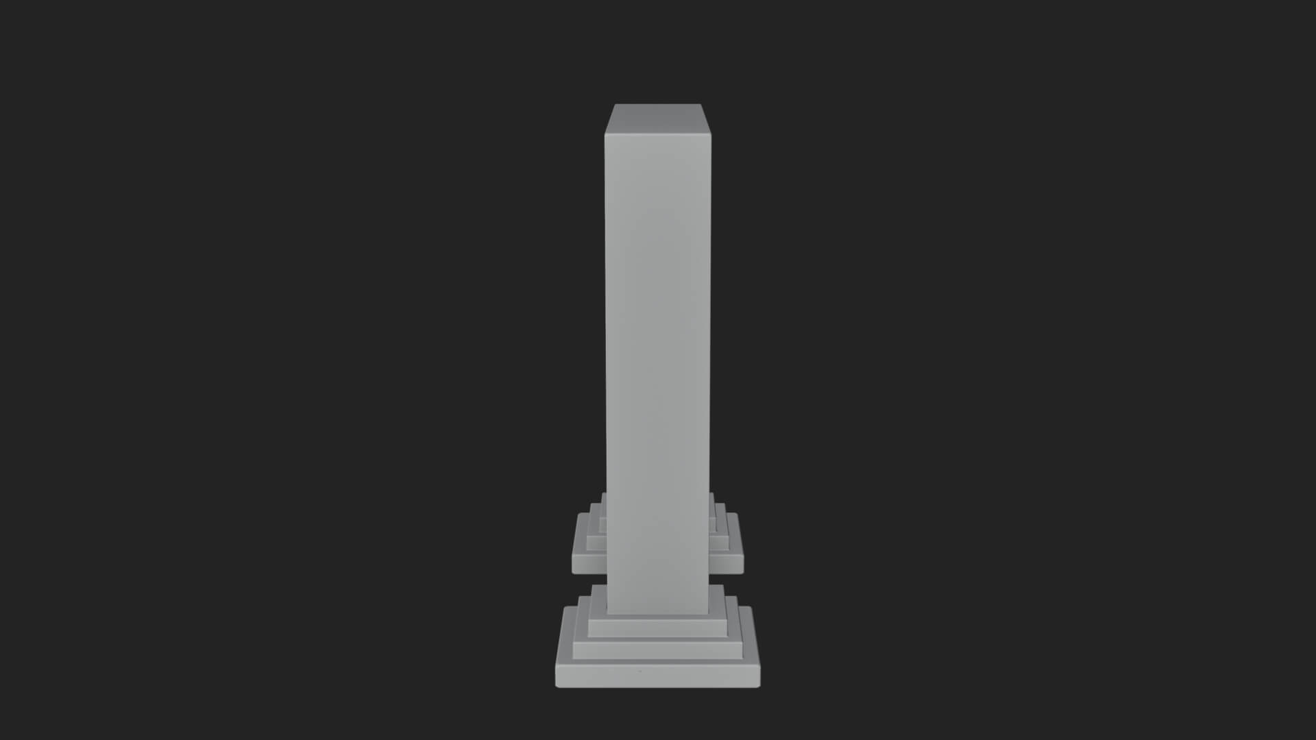 Fretwork Stone Arch Design 4 3D Print Model 3D Model