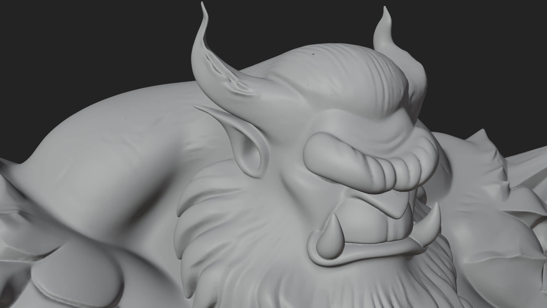 Frost Ice Giant Statue Design 3 3D Print Model 3D Model